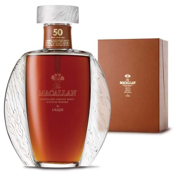 The Macallan in Lalique 50 Years Old Whisky - The Macallan Six Pillars Collection