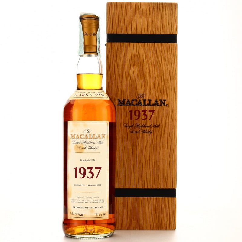 The Macallan Fine & Rare 37 Years Old Whisky  1937