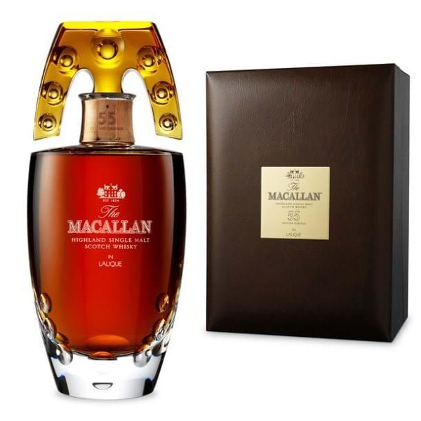 The Macallan in Lalique 55 Years Old Whisky - The Macallan Six Pillars Collection