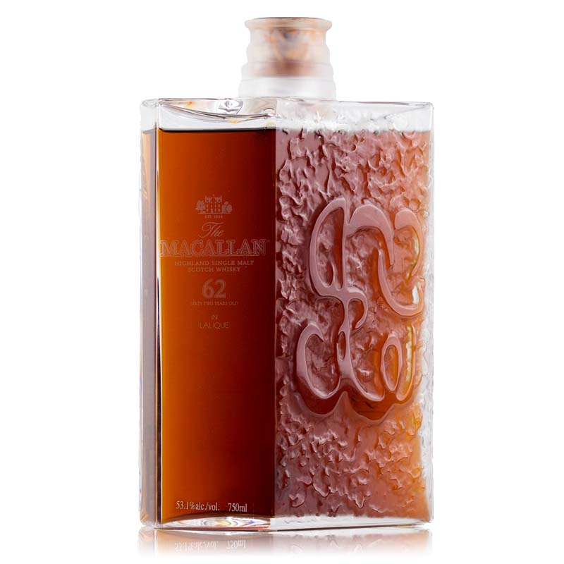 The Macallan in Lalique 62 Years Old Whisky - The Macallan Six Pillars Collection