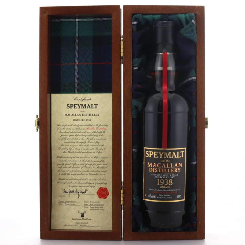 The Macallan 1938  Gordon & Macphail 65 Year Old Speymalt
